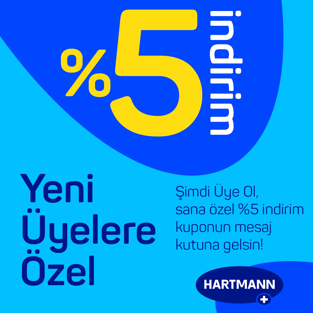 Yeni üyelere özel %5 indirim kodu