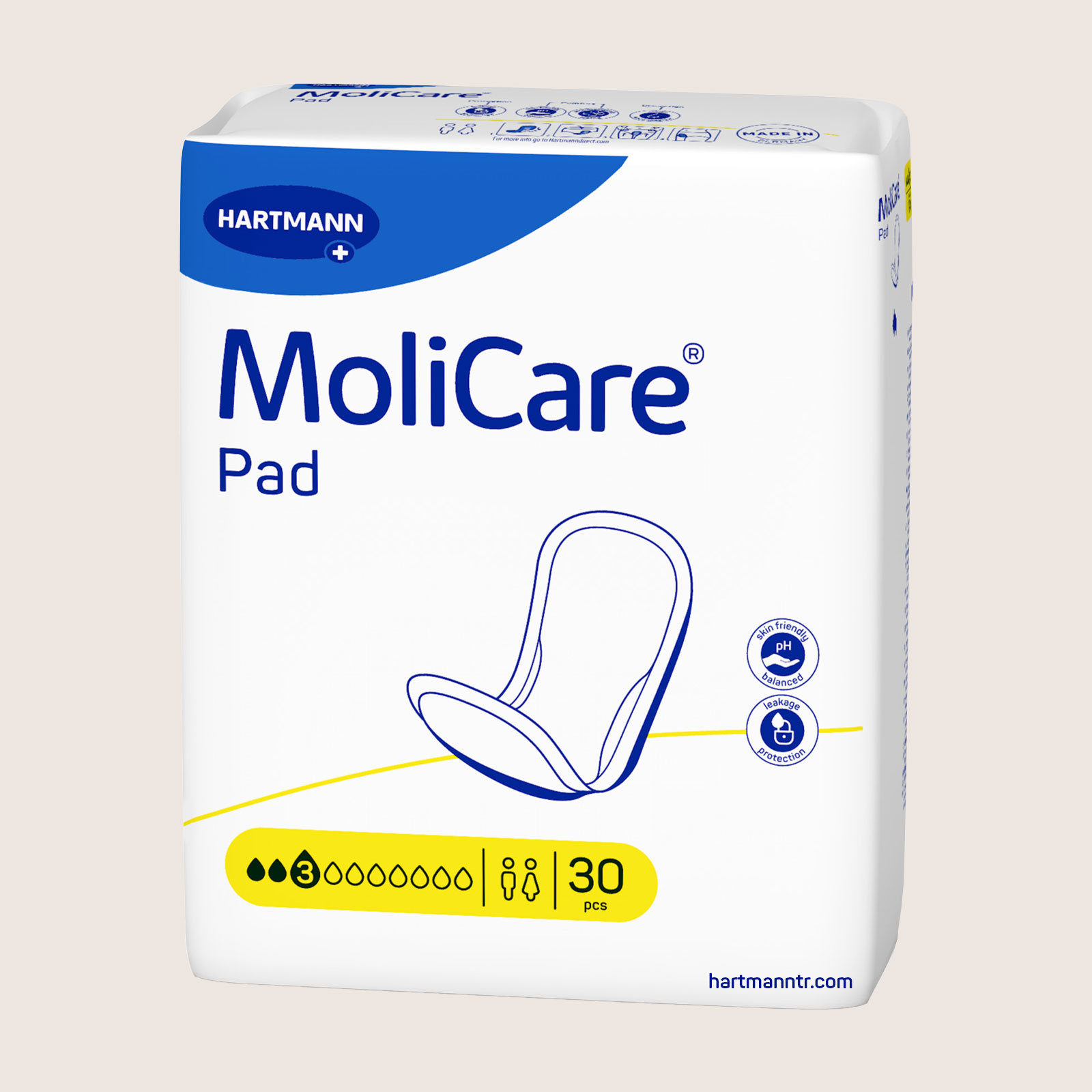 Hartmann Molicare® Pad 3 Damla 30'lu Mesane Pedi