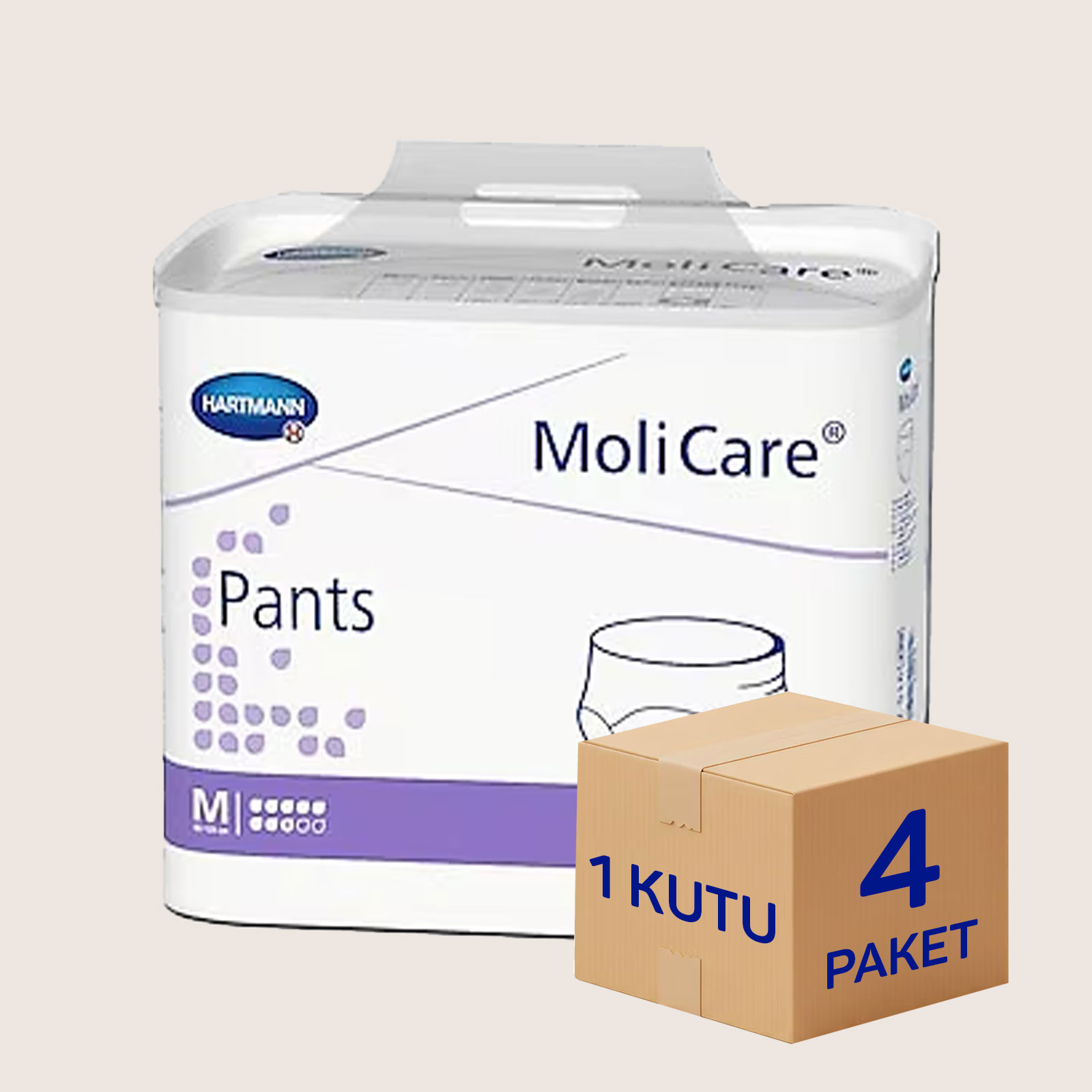 Hartmann MoliCare Premium Pants 8 Damla M Beden – 80 Adet Külot Tipi Yetişkin Hasta Bezi