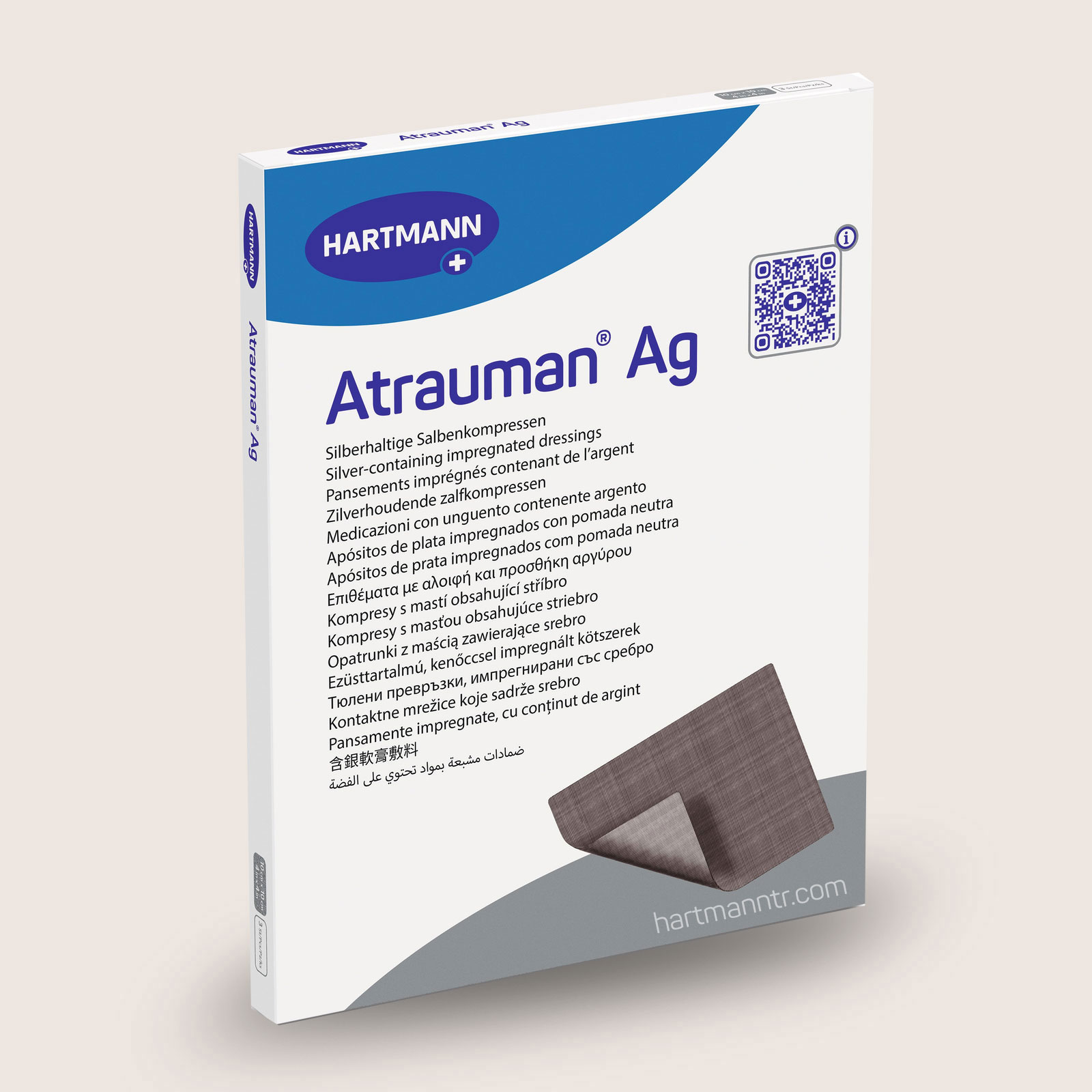 Hartmann Atrauman Ag 5x5cm - Gümüş İçerikli Yara Temas Tabakası
 (1 Adet)