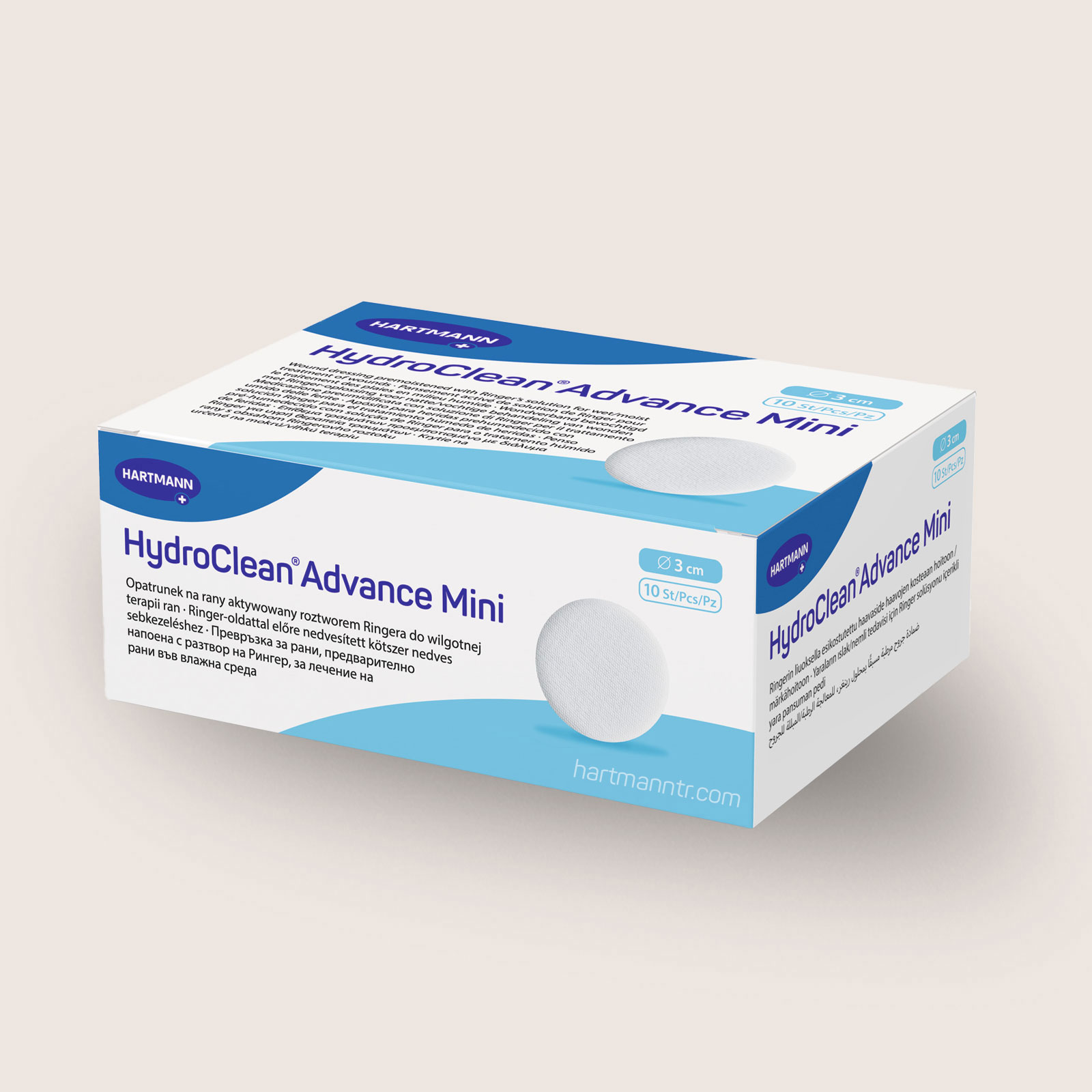 Hartmann HydroClean Advance Mini - Otolitik Debridman Pedi 3 cm Yuvarlak
 (1 Adet)