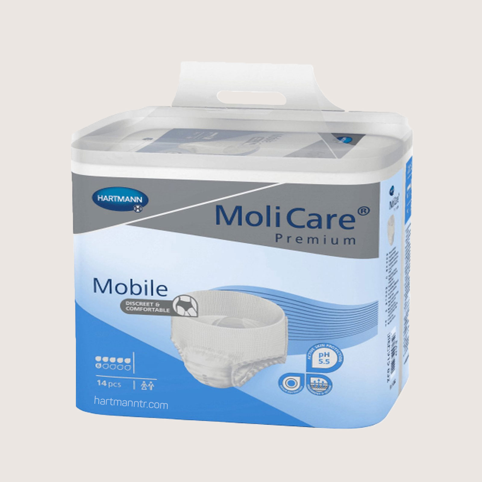 Hartmann MoliCare Premium Mobile 6 Damla M Beden – 14 Adet Külot Tipi Yetişkin Hasta Bezi