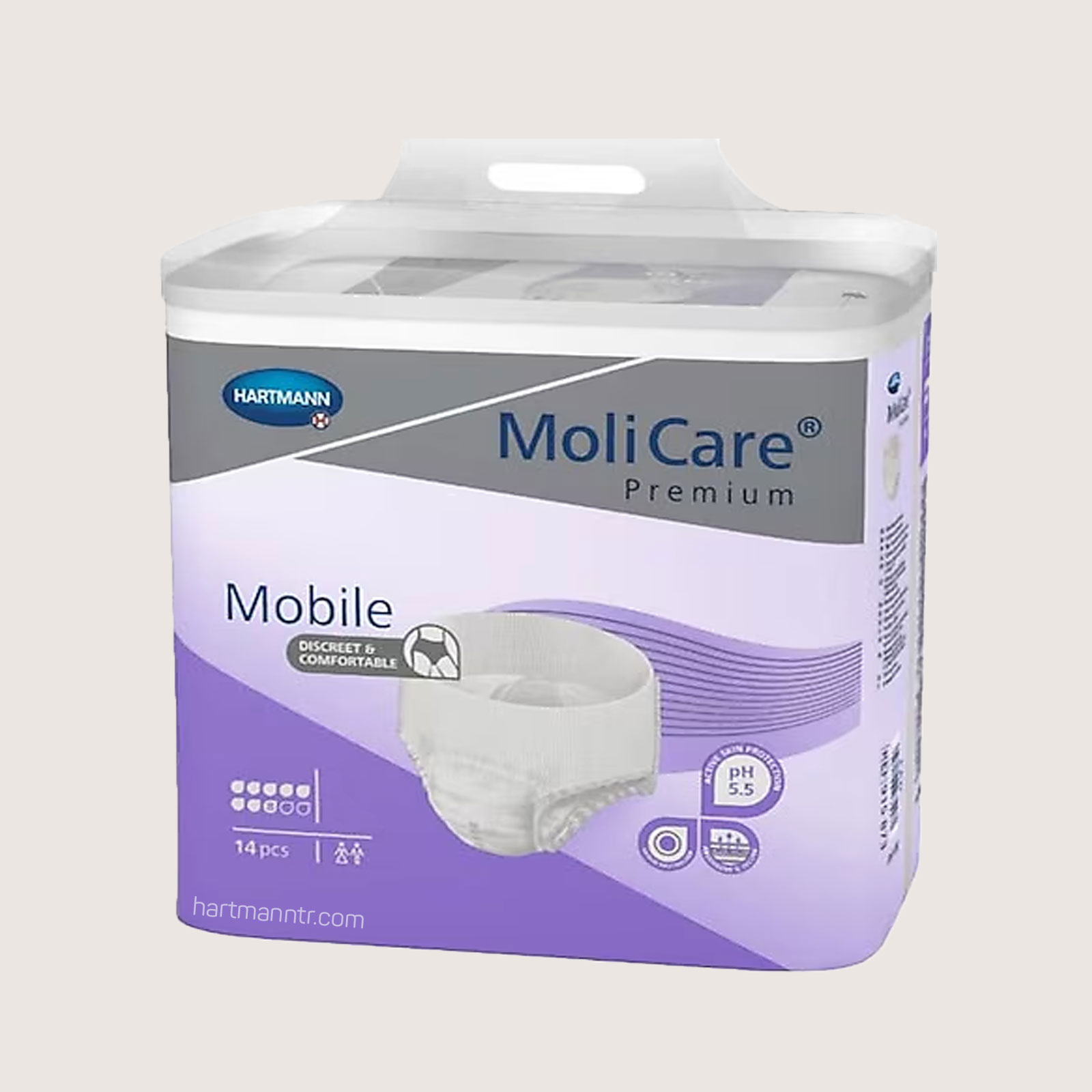 Hartmann MoliCare Premium Mobile 8 Damla S Beden – 14 Adet Külot Tipi Yetişkin Hasta Bezi