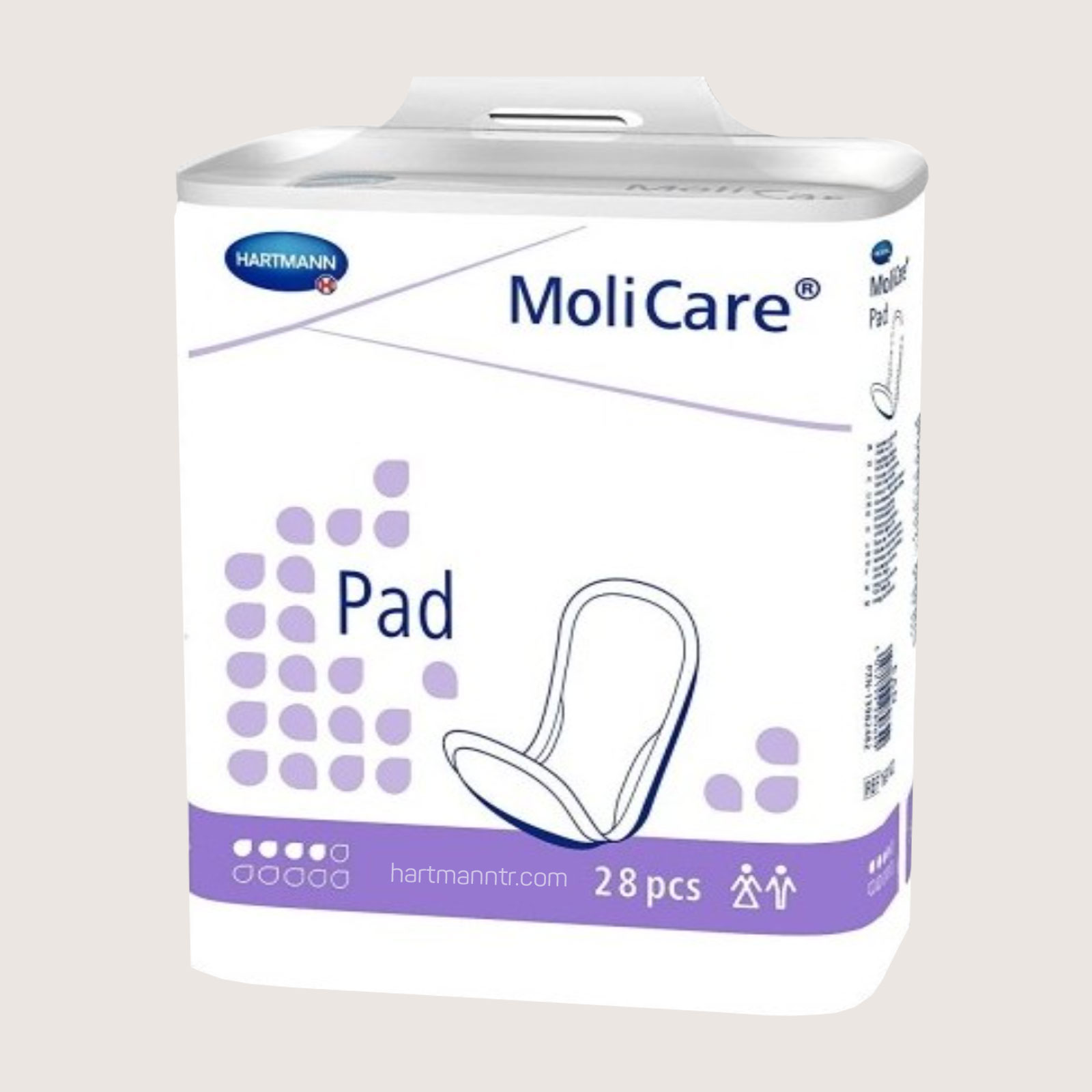 Hartmann MoliCare Pad 4 Damla – 28 Adet Yüksek Emici Mesane Pedi