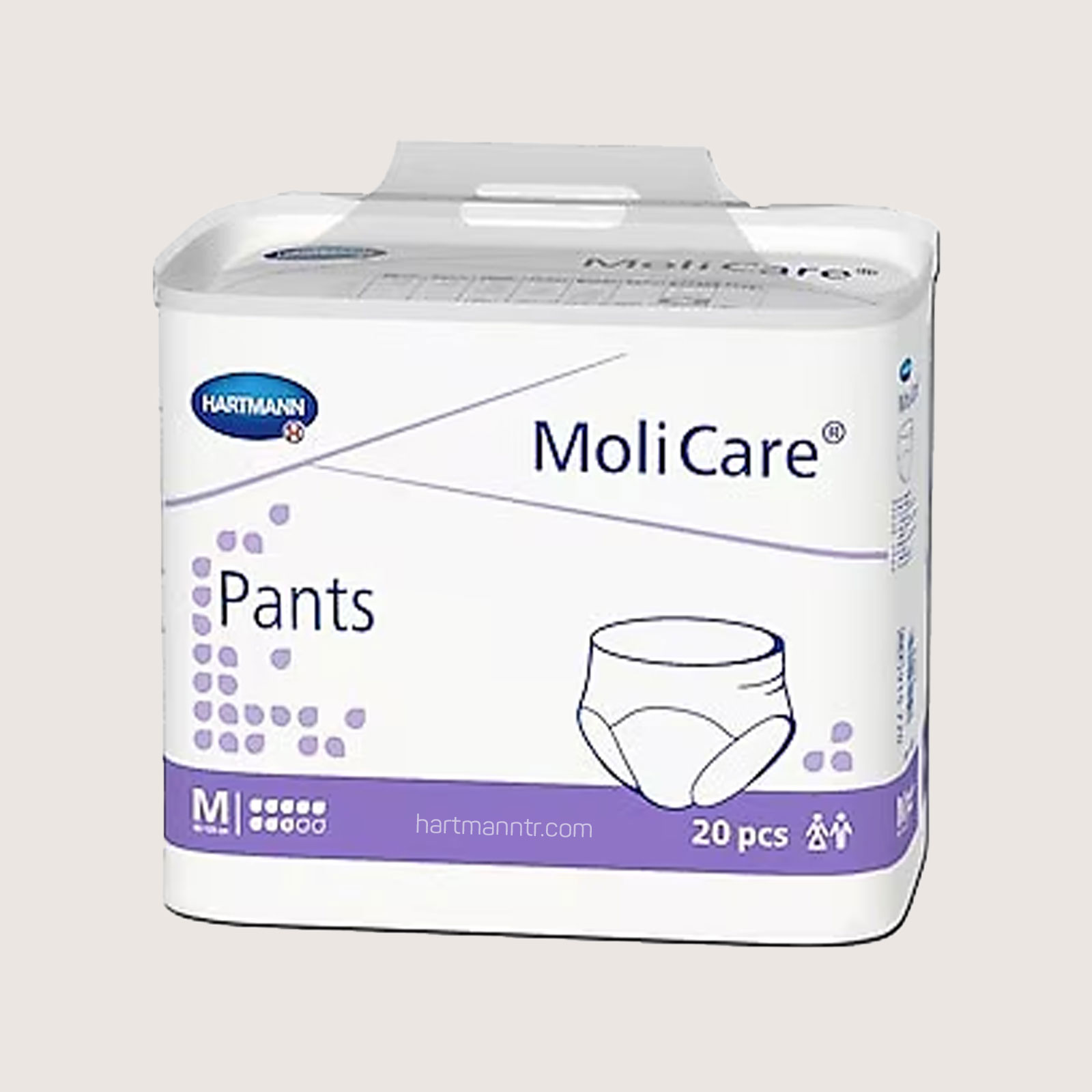 Hartmann MoliCare Premium Pants 8 Damla M Beden – 20 Adet Külot Tipi Yetişkin Hasta Bezi