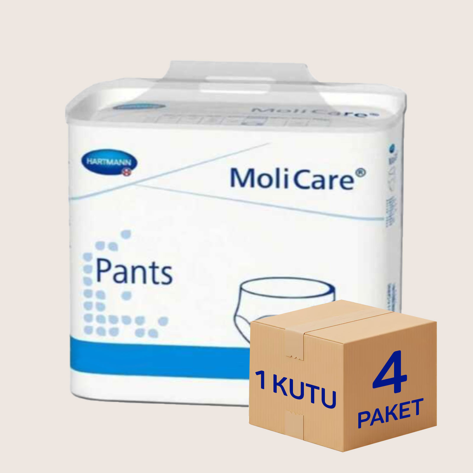 Hartmann MoliCare Premium Pants 6 Damla M Beden – 80 Adet Külot Tipi Yetişkin Hasta Bezi