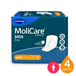 MoliCare Premium Men Pad 4 Damla erkek mesane pedi 14 adet