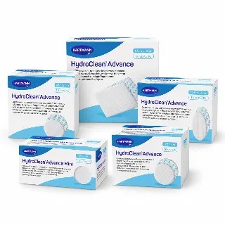 HARTMANN HydroClean Advance Ringer solüsyonlu yara örtüsü kutu ve seçenekleri