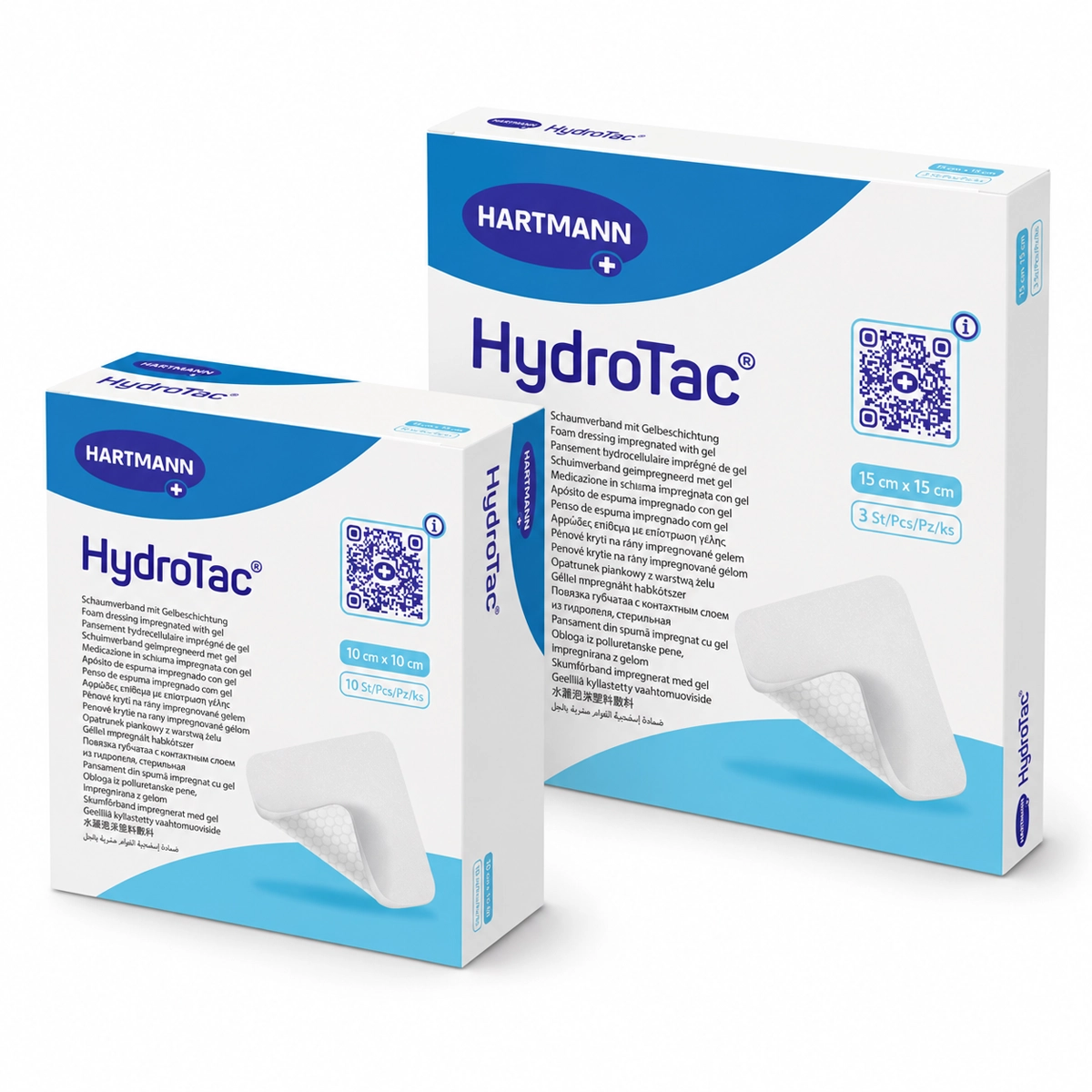 HARTMANN HydroTac hidrojel kaplı köpük yara örtüsü kutusu